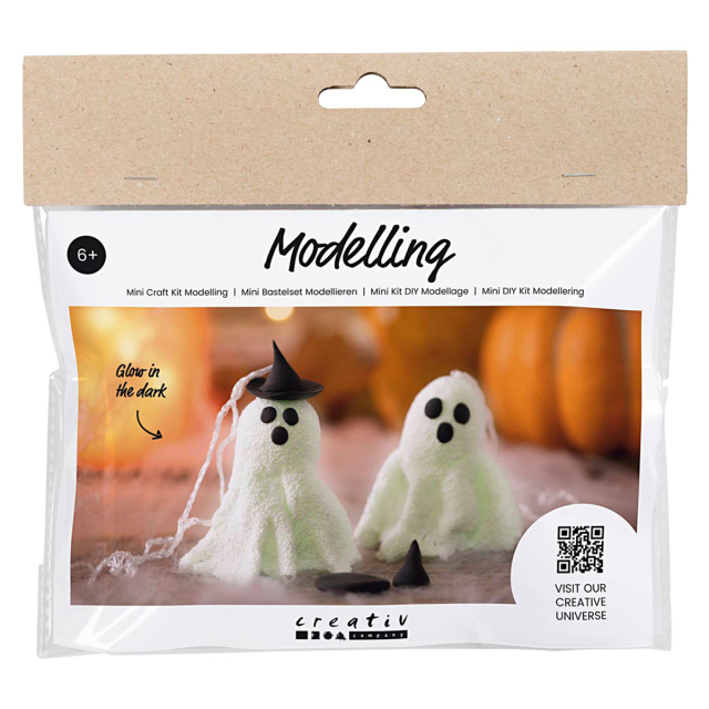 Mini DIY-kit Modellera Spöken (6 år+)