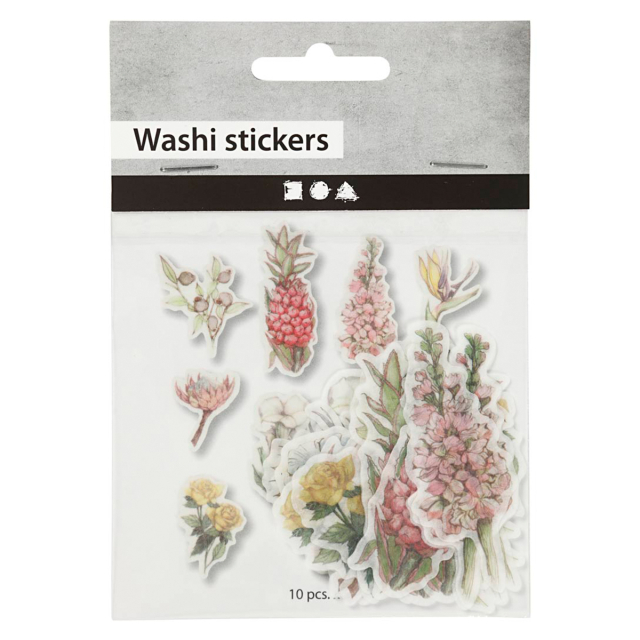 Washi Stickers Blommor