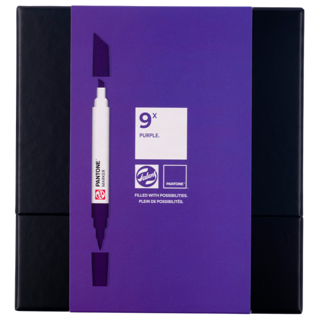 Marker 9-set Purple