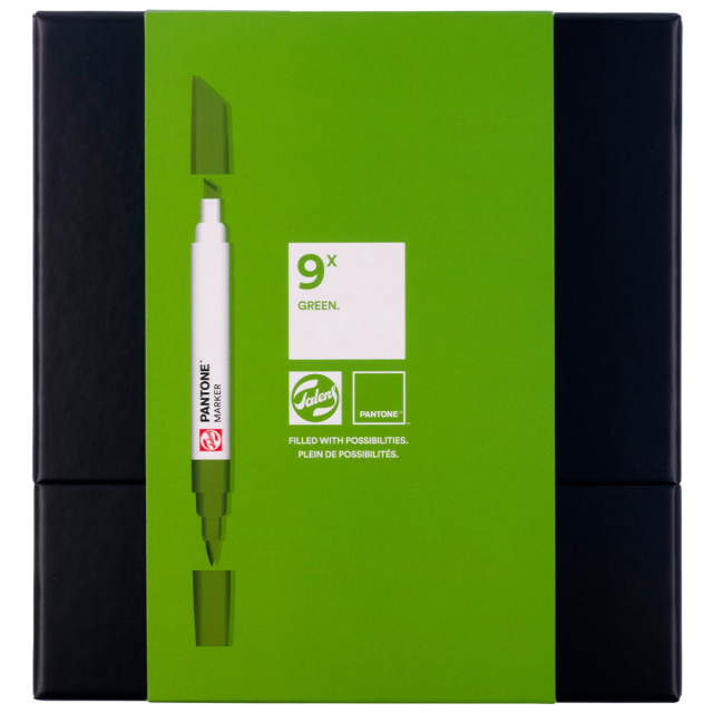Marker 9-set Green
