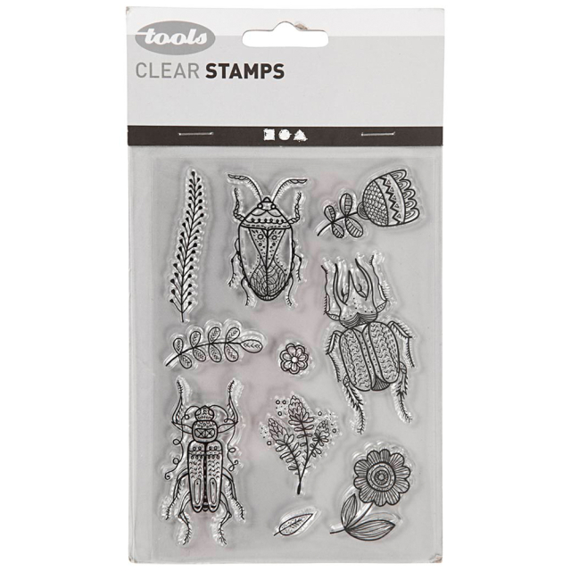 Motivstämplar Clear Stamps Insekter