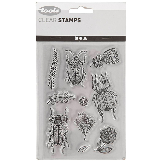 Motivstämplar Clear Stamps Insekter
