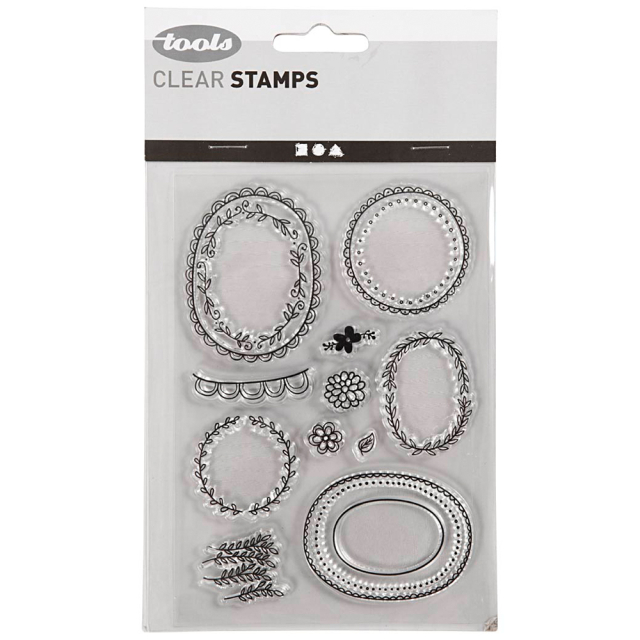 Motivstämplar Clear Stamps Ramar