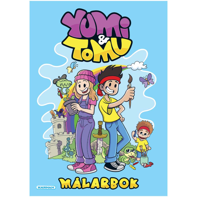 Yumi & Tomu Målarbok