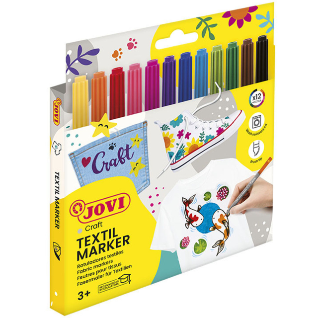 Textilpennor 12-pack (3 år+)