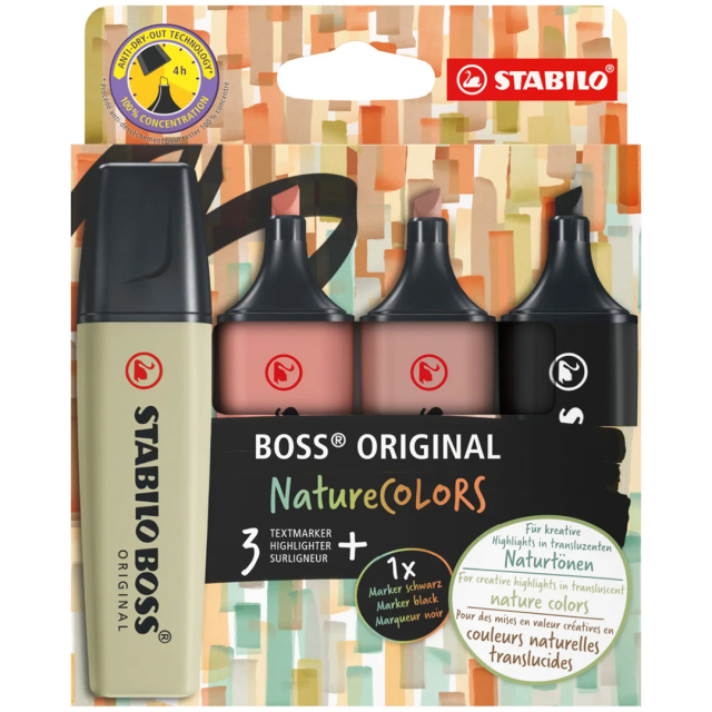 Boss Nature Colors 4-pack No.1