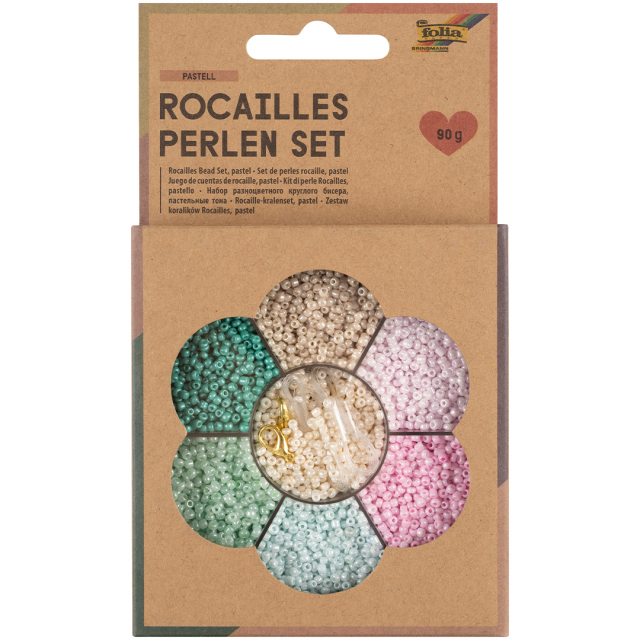 Rocailles Pärlset Pastell