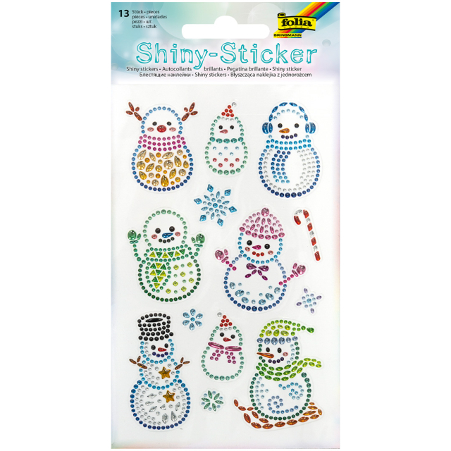 Diamond stickers Snögubbe 1 Ark