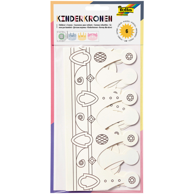 Barnmasker Kronor 6-pack