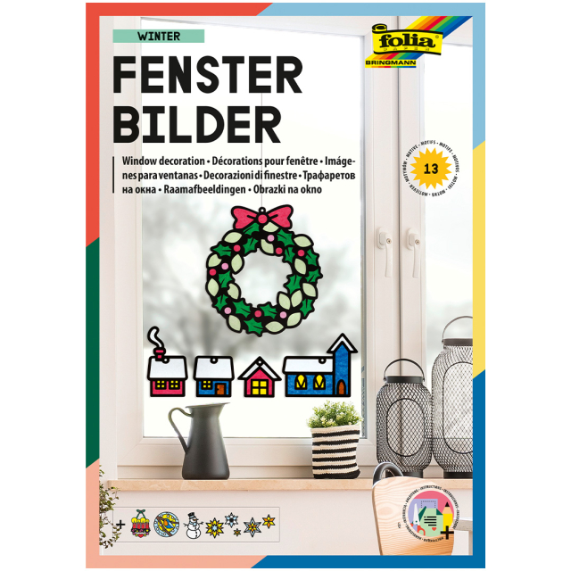 Fönsterdekoration Vinterland 13 motiv