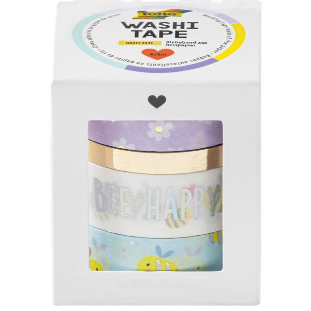 Washi-tejp Bin 4-pack