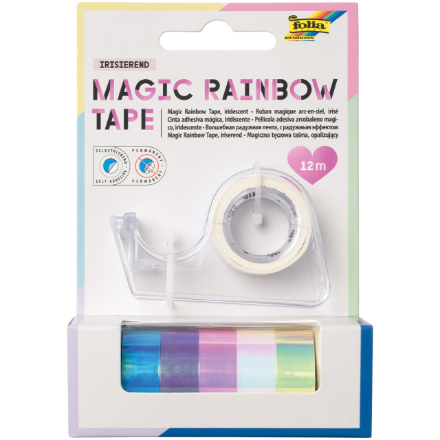 Färgskiftande tejp Magic Rainbow 6-pack