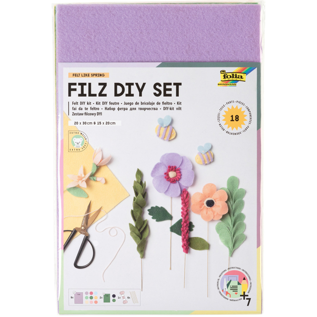 DIY-kit Hobbyfilt 18-pack
