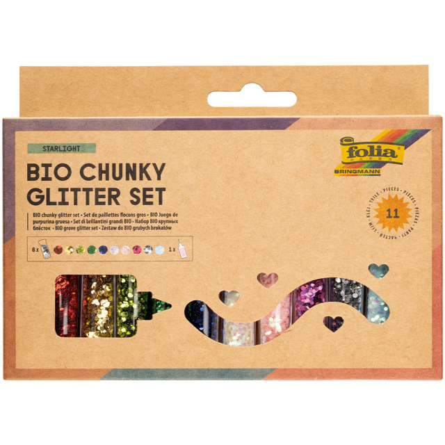 Bio Glitter Flakes 10-pack