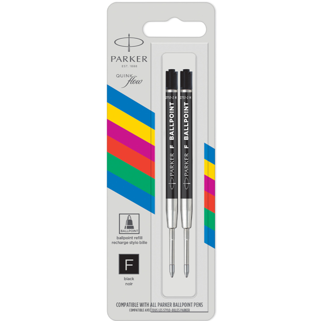Kulpatron QuinkFlow Economy 2-pack Fine Blue i gruppen Pennor / Penntillbehör / Patroner och refiller hos Pen Store (131997)