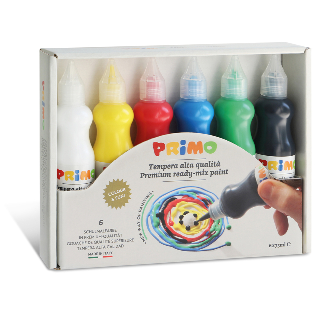 Poster paint Readymix 75 ml 6-set