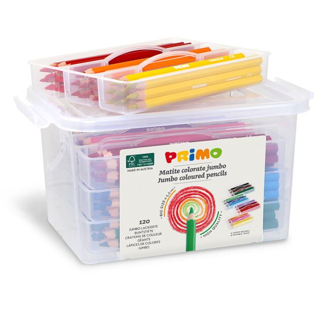 Jumbo-Färgpennor Skola 120-pack