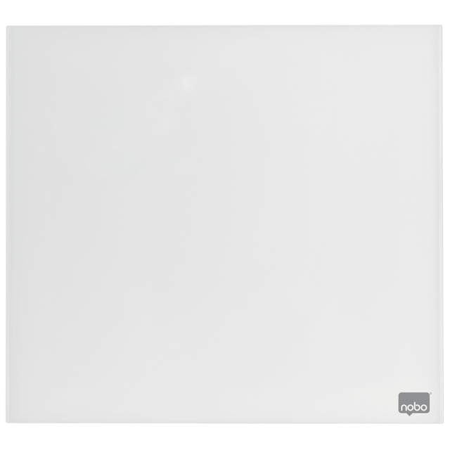 Glastavla Nobo 45x45 cm Vit