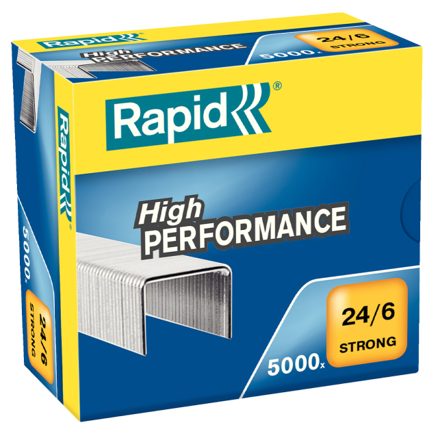 Häftklammer Strong 24/6 galvaniserad 5000 st