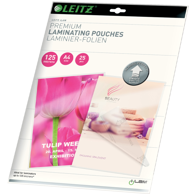 Lamineringsficka A4 125 mic. 25-pack