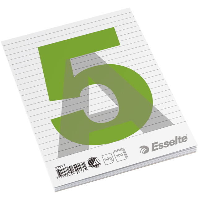 Limblock A5 60g 100 ark linjerat