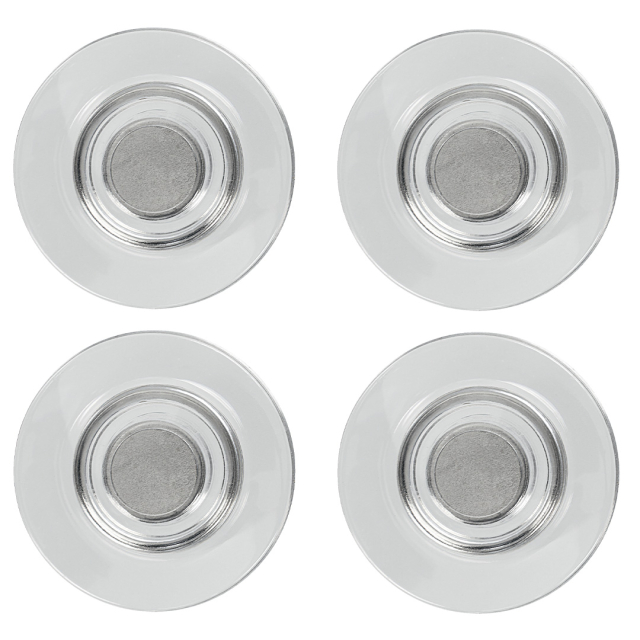 Magneter 32 mm Extra-starka 4-pack Clear