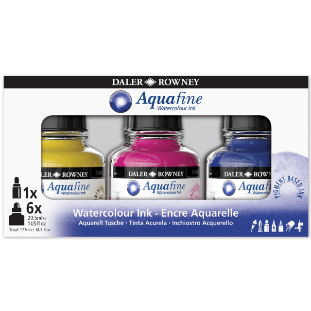 Intro Ink Akvarell set 6x29,5 ml