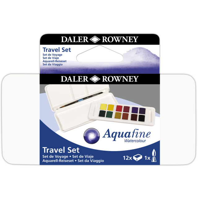Akvarellfärg Travel set 12 ½ - koppar