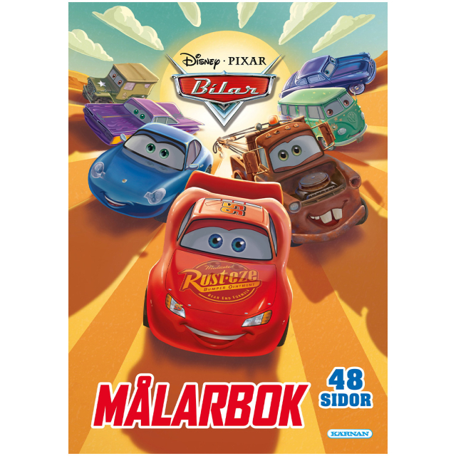 Disney Pixar Bilar Målarbok