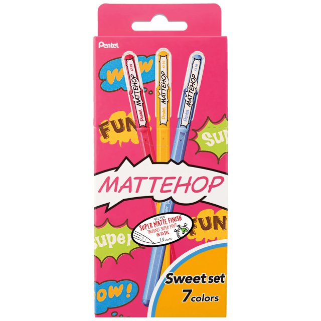Mattehop Gelpenna Sweet Colours 7-pack