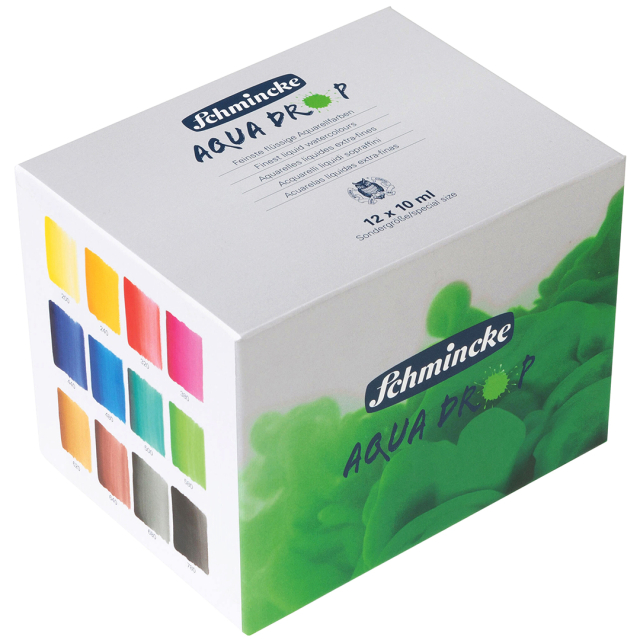 Aqua Drop Flytande akvarellfärg 12x10 ml