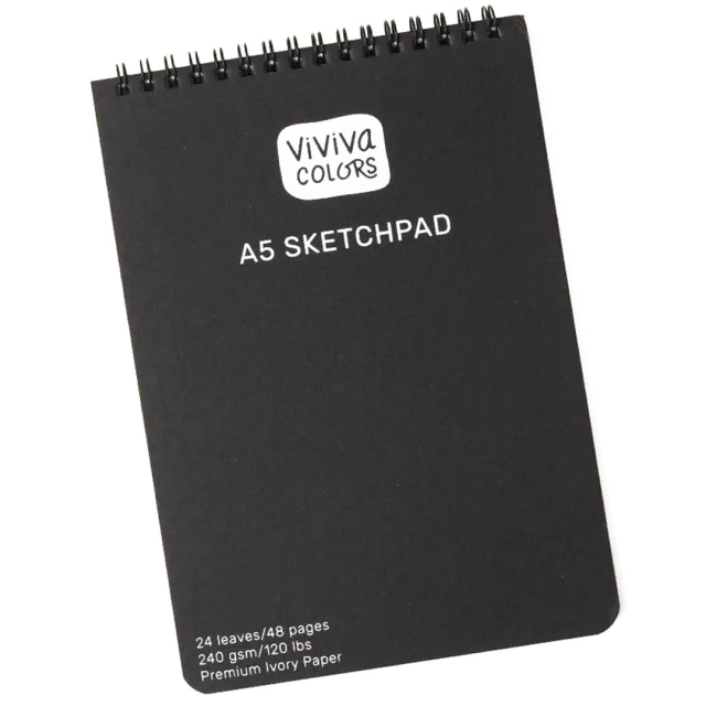 Sketchpad A5 Spiral 240g
