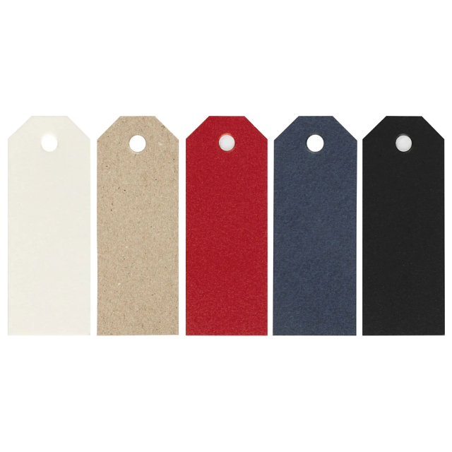 Presentetiketter Manillamärken 3x8 cm 20-pack