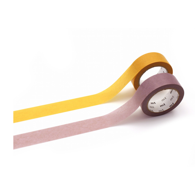 Washi-tejp Yellow × lavender 2-pack