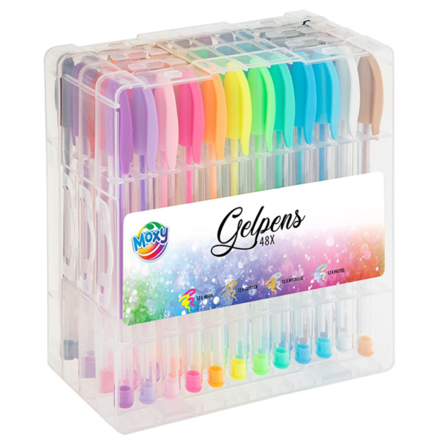 Gelpennor 48-set