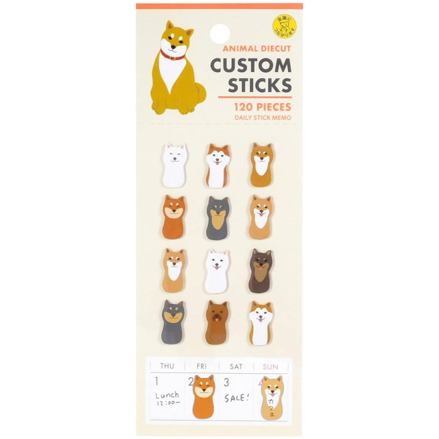 Stickers Shiba 120-pack