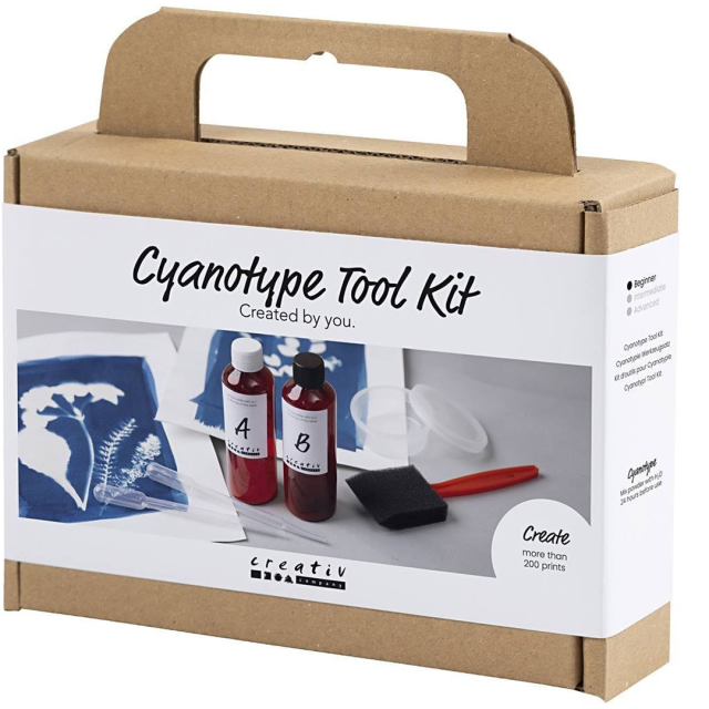 Mini DIY-kit Cyanotype Skapa egna cyanotypi-tryck