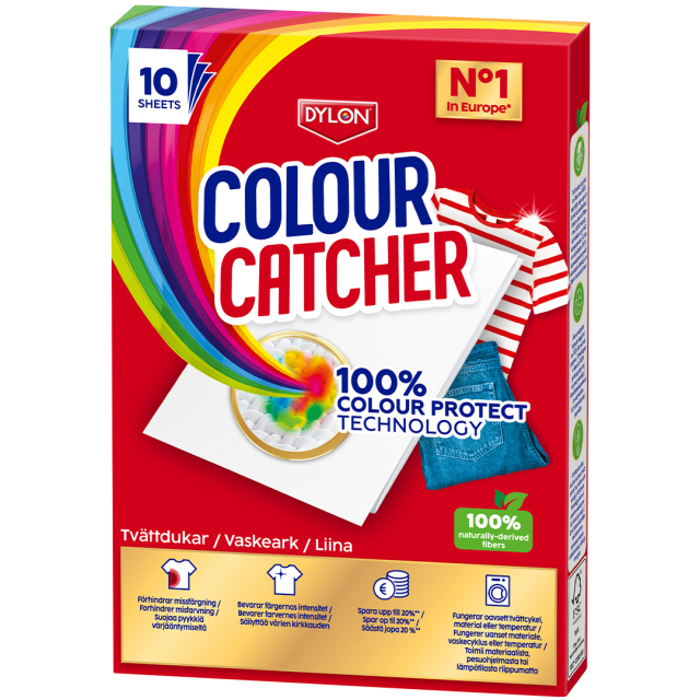 Tvättduk Colour Catcher 10 ark