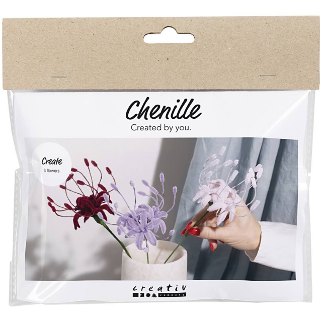 DIY-kit Blommor av piprensare Spindelliljor