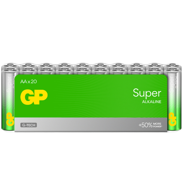 Batteri Super Alkaline AA 20-pack