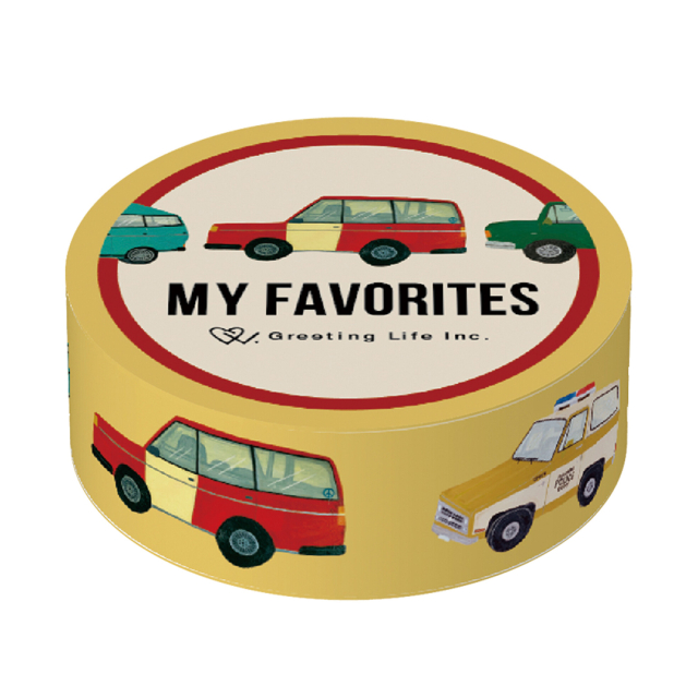 Washi-tejp Kahoko Sodeyama Cars