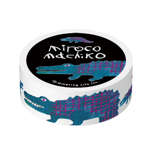 Washi-tejp Miroco Machiko Crocodile