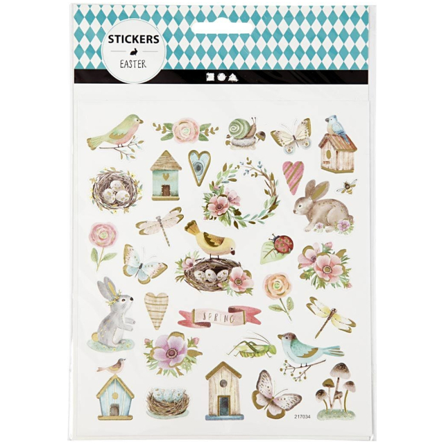 Stickers Påsk 1 ark