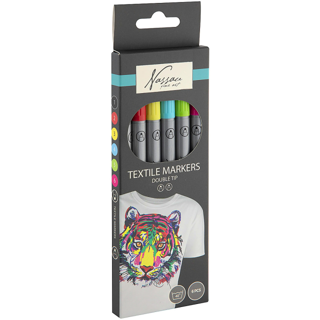 Textilpennor Twin-tip 6-set