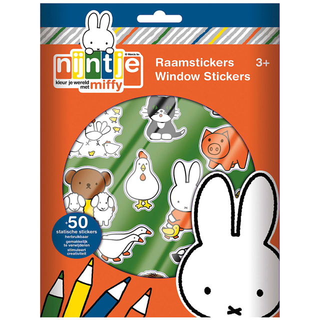 Miffy Fönsterstickers (3 år+)