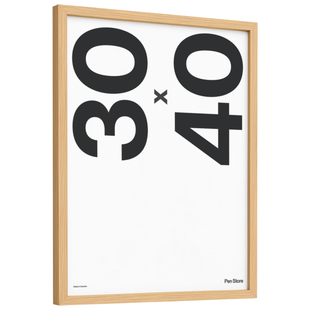 Träram Ek 30x40 cm