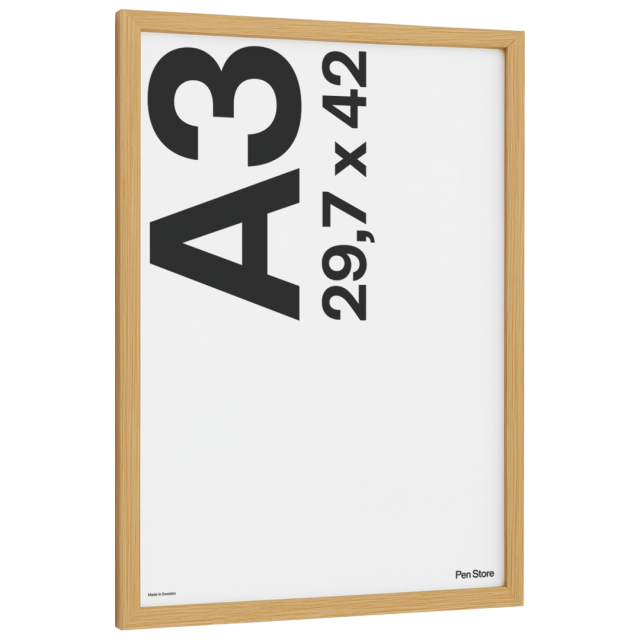 Träram Ek 29,7x42 cm A3