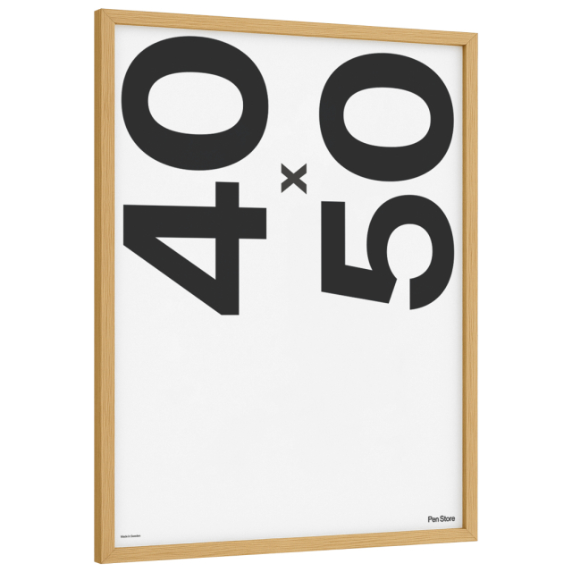 Träram Ek 40x50 cm