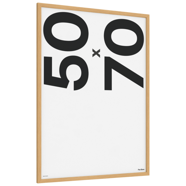 Träram Ek 50x70 cm