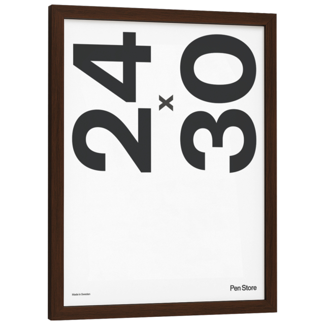 Träram Valnöt 24x30 cm